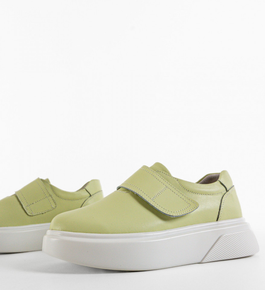 Pantofi Casual dama Slamet Galbeni - Img 2