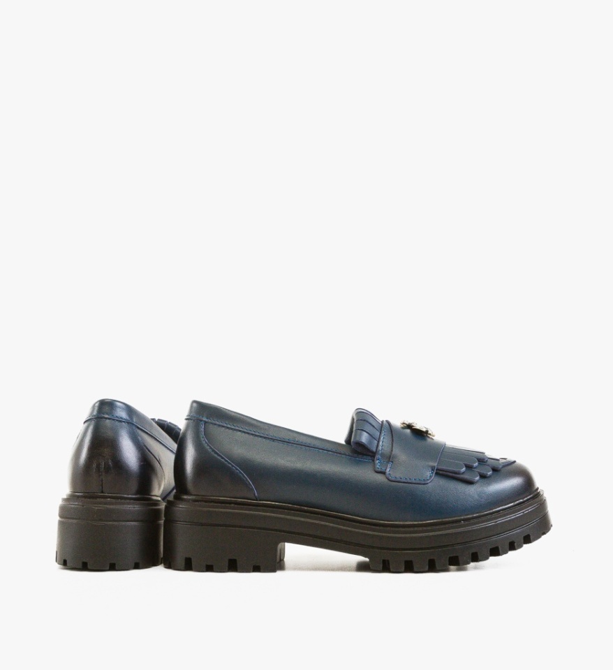 Pantofi casual dama Zenin Bleumarin - Img 5