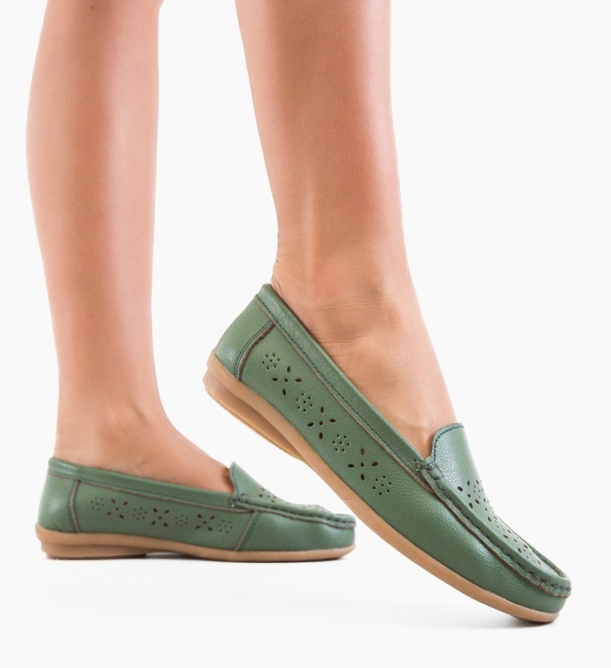 Pantofi Casual Debar Verzi 2 - Img 6