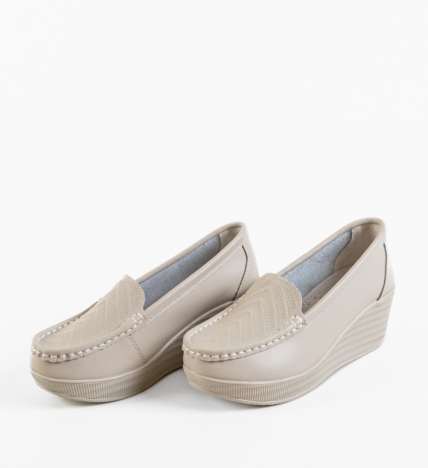Pantofi Casual Ely Gri - Img 4