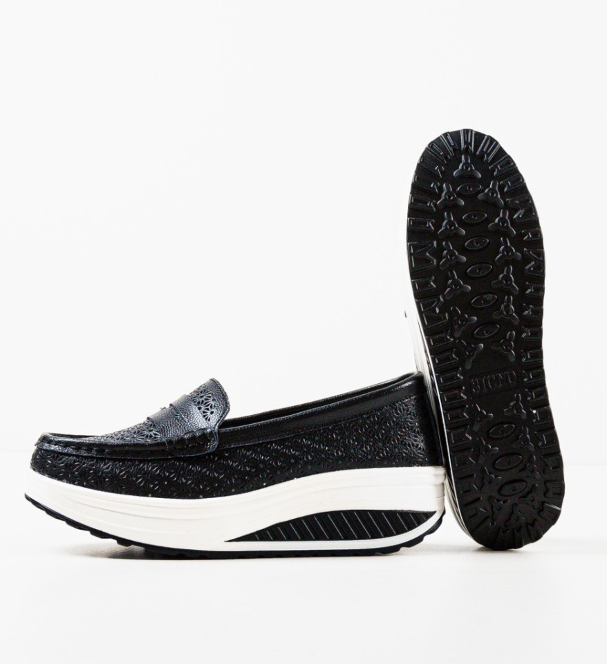 Pantofi Casual Fyrya Negri - Img 3