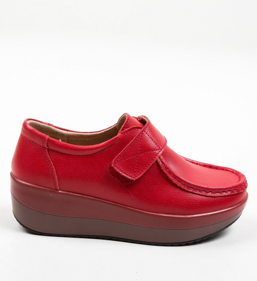 Pantofi Casual Groma Rosii - Img 6