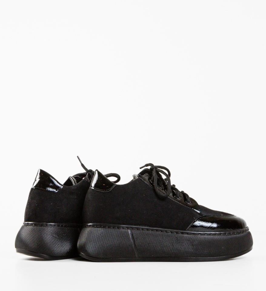 Pantofi Casual Gron Negri 2 - Img 2