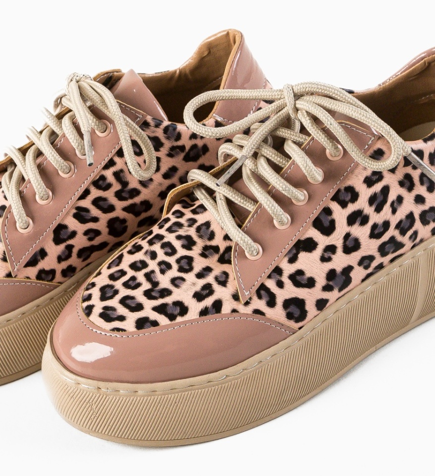 Pantofi Casual Gron Roz - Img 3