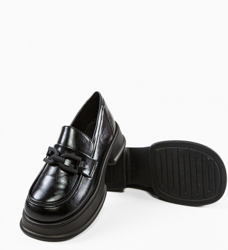 Pantofi Casual Herek Negri - Img 5