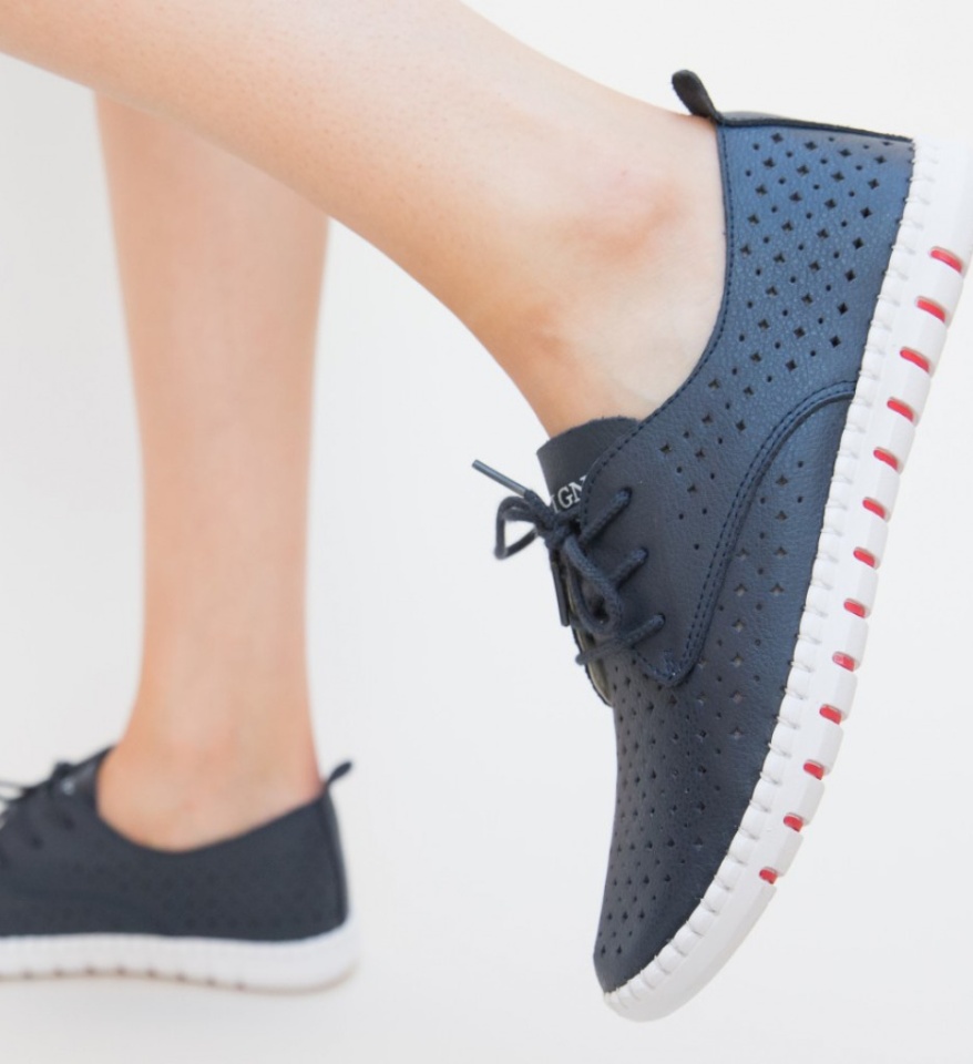 Pantofi Casual Hilio Bleumarin - Img 11