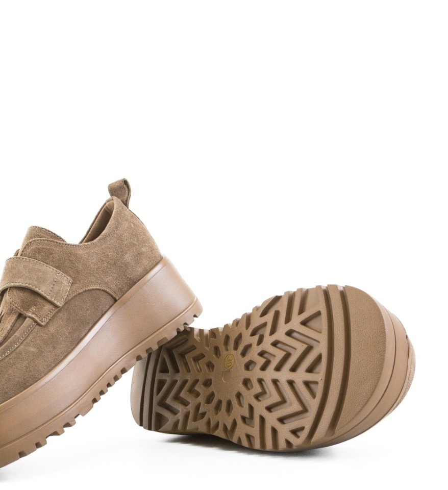 Pantofi Casual Hussein Khaki - Img 2