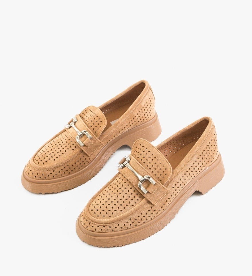 Pantofi Casual Irry Khaki - Img 3