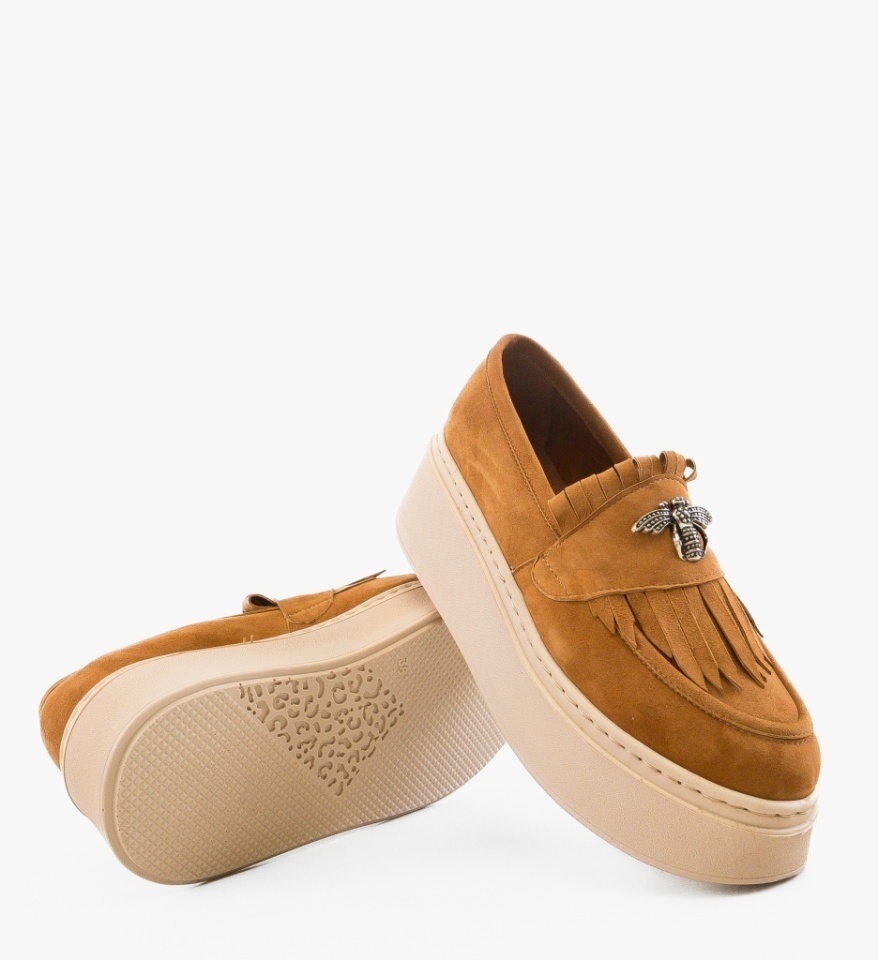 Pantofi Casual Kahun Camel - Img 5