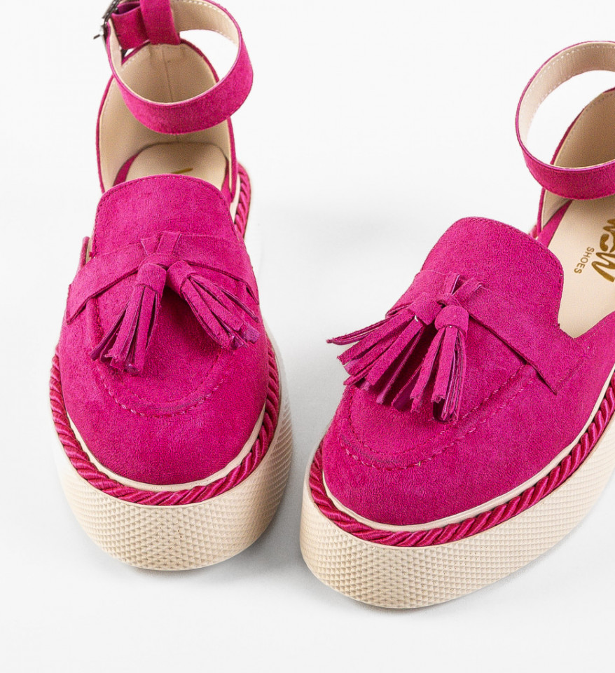 Pantofi Casual Kalin Fuchsia - Img 4