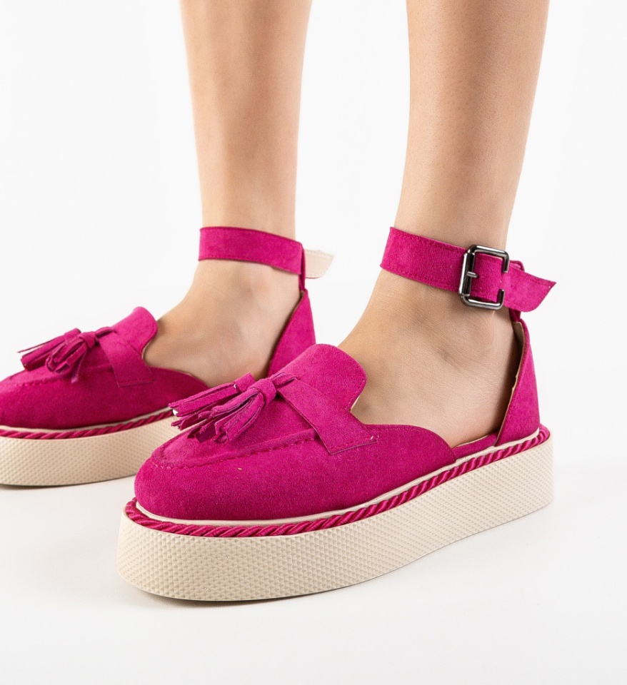 Pantofi Casual Kalin Fuchsia - Img 6
