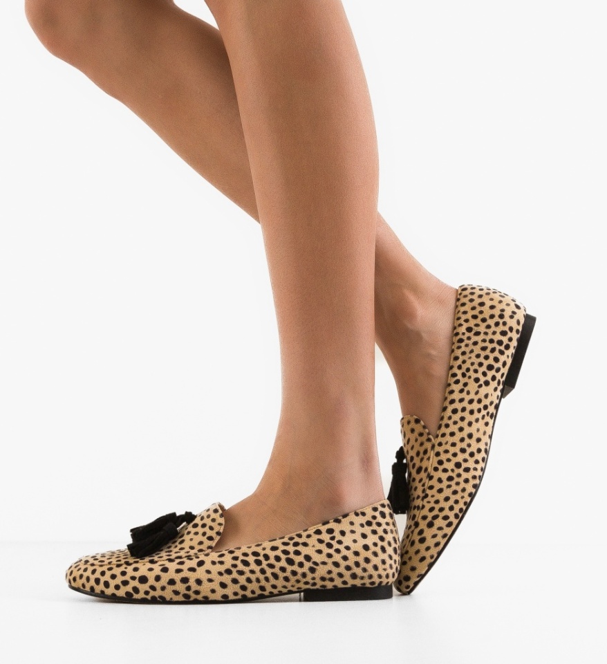 Pantofi Casual Kiran Animal Print - Img 5