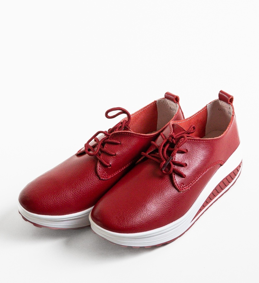 Pantofi Casual Kleak Rosii - Img 4
