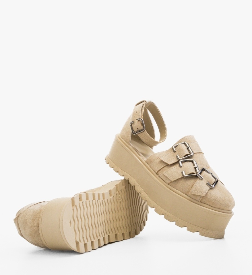 Pantofi Casual Koerel Bej - Img 2