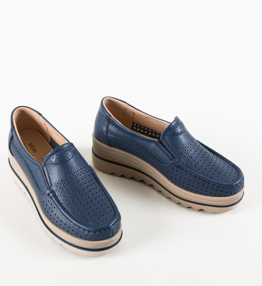 Pantofi Casual Krat Bleumarin - Img 3