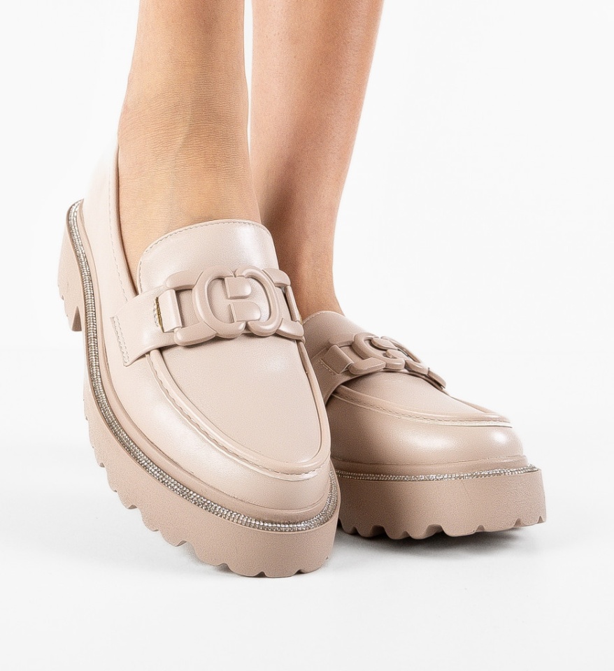 Pantofi Casual Layton Bej - Img 8