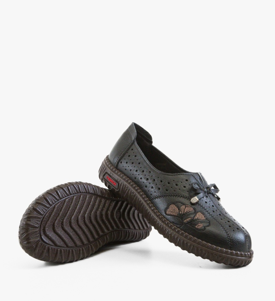 Pantofi casual Leriu Negri - Img 3