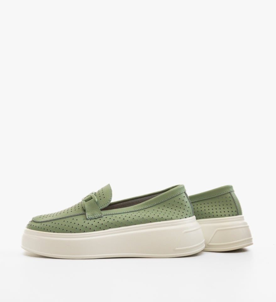 Pantofi Casual Lezzer Verzi - Img 3