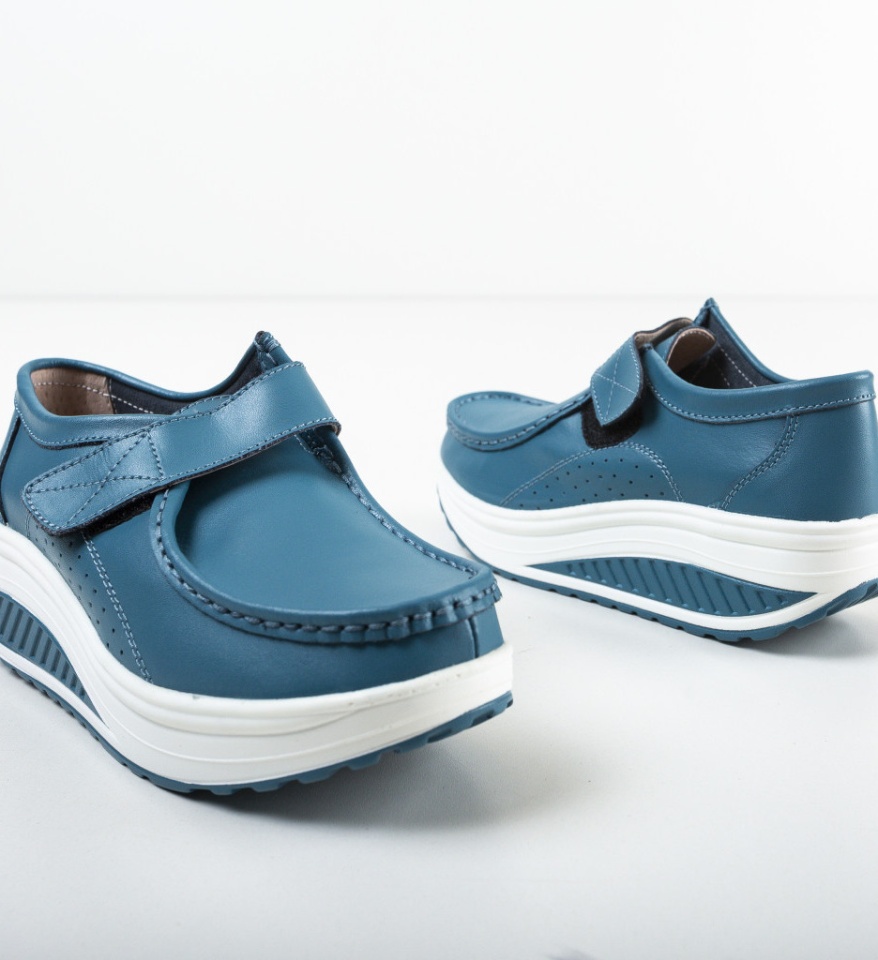 Pantofi Casual Marko Bleu 2 - Img 3