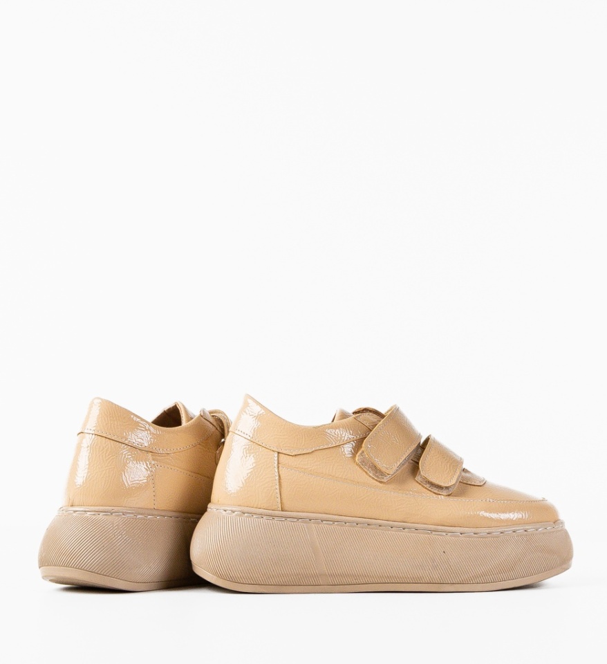Pantofi Casual Mernera Bej - Img 2