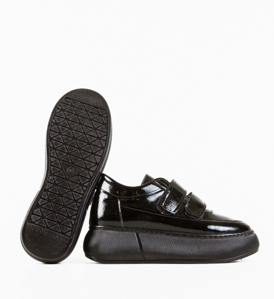 Pantofi Casual Mernera Negri - Img 3