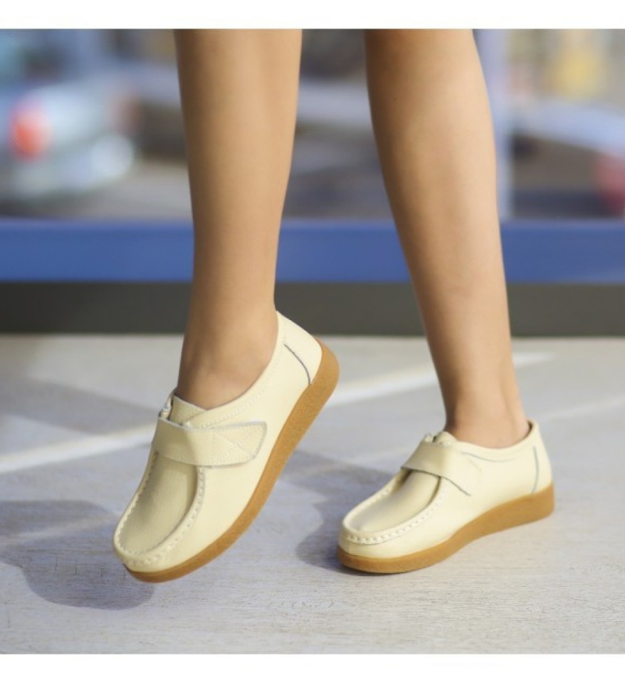 Pantofi Casual Monta Bej - Img 10