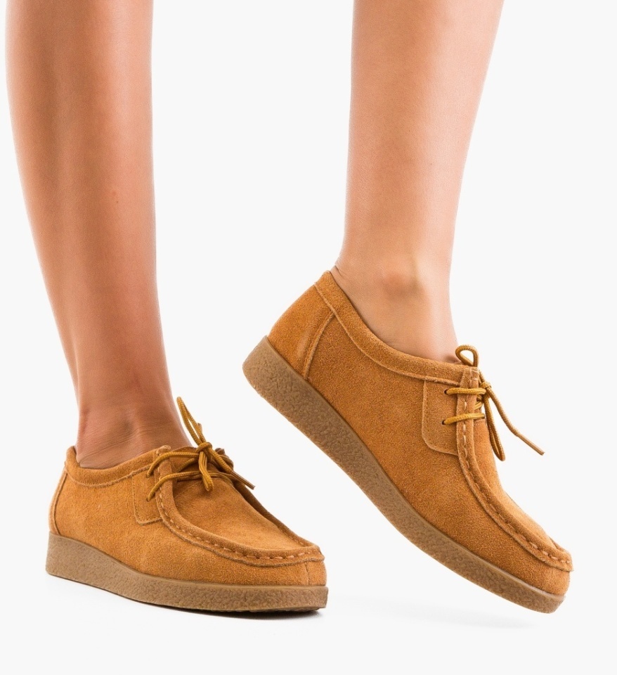 Pantofi Casual Neca Camel 2 - Img 6