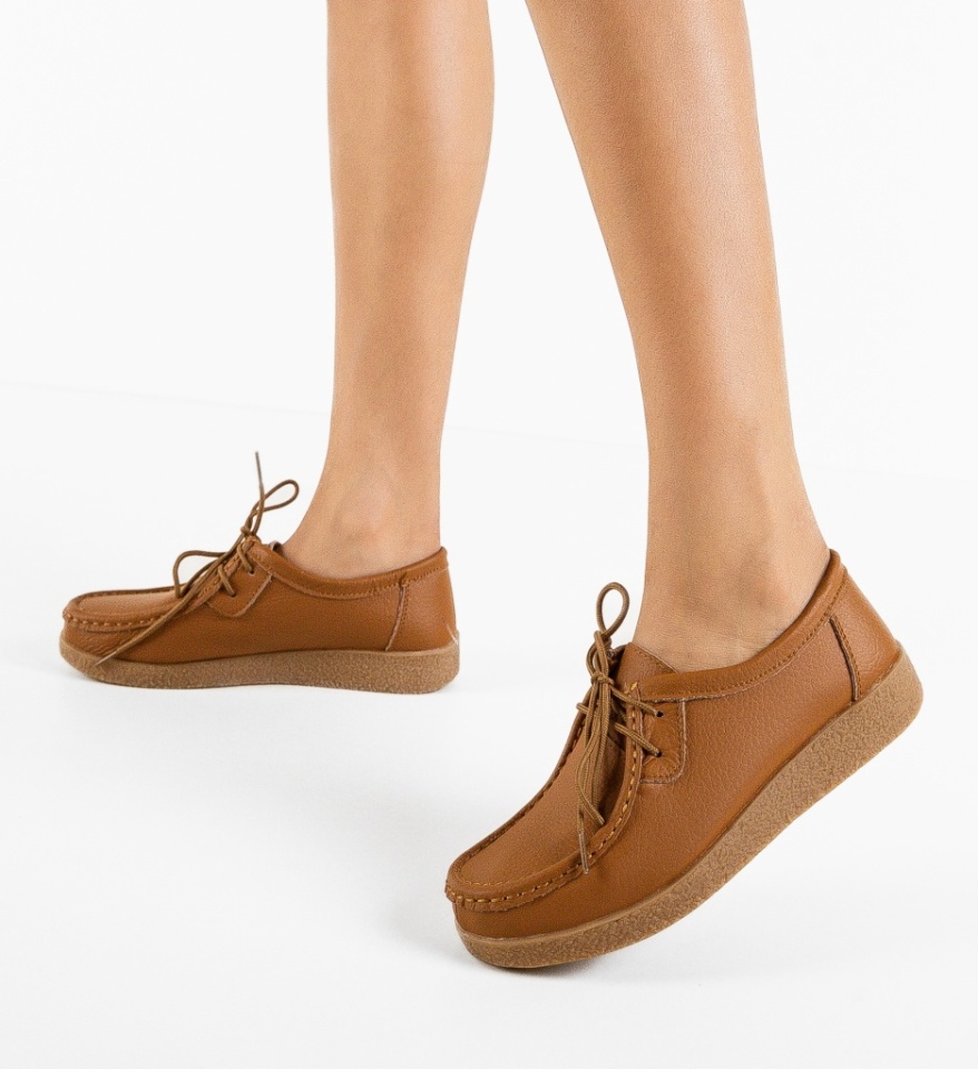 Pantofi Casual Neca Camel - Img 12