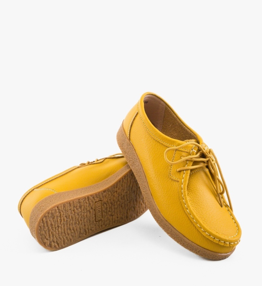 Pantofi Casual Neca Galbeni - Img 2