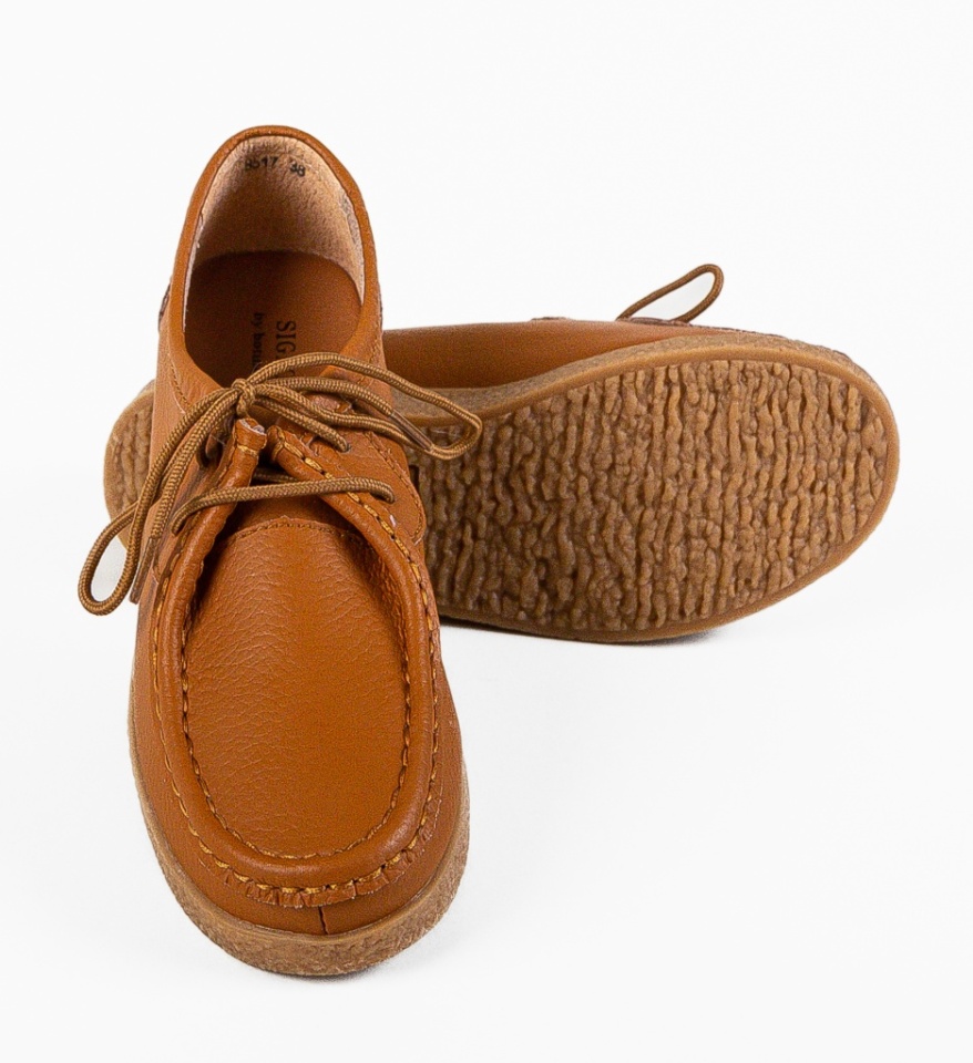Pantofi Casual Niko Camel - Img 6