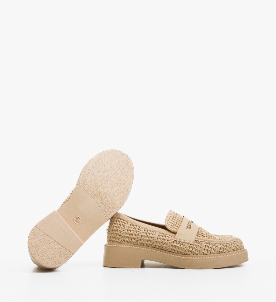 Pantofi Casual Nora Bej - Img 3