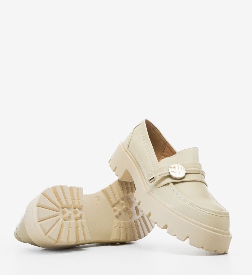 Pantofi Casual Nuritona Bej - Img 2