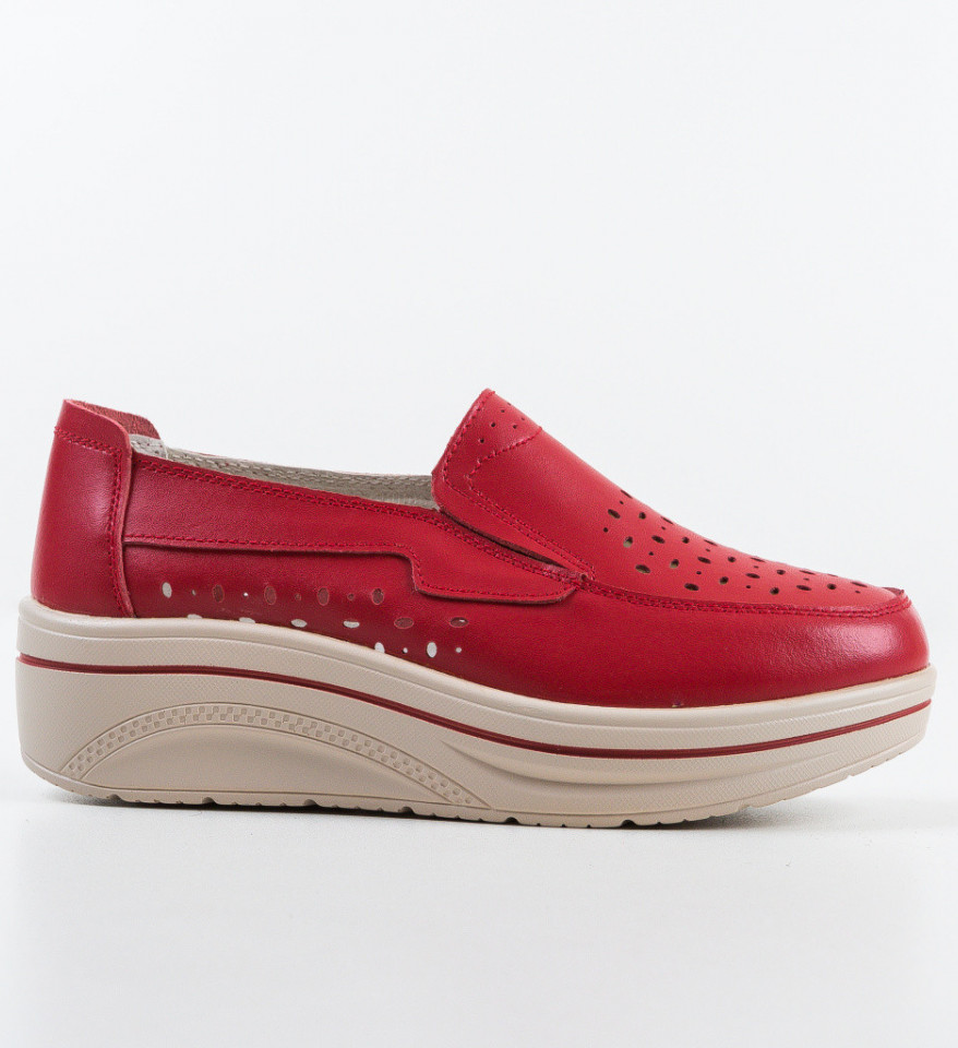 Pantofi Casual Olifram Rosii - Img 11