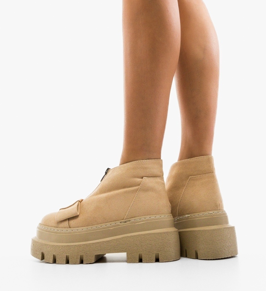Pantofi Casual Parqua Bej 2 - Img 3