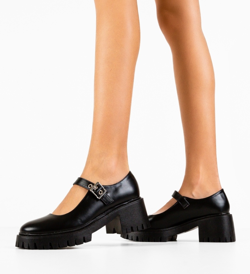 Pantofi Casual Pleun Negri - Img 5