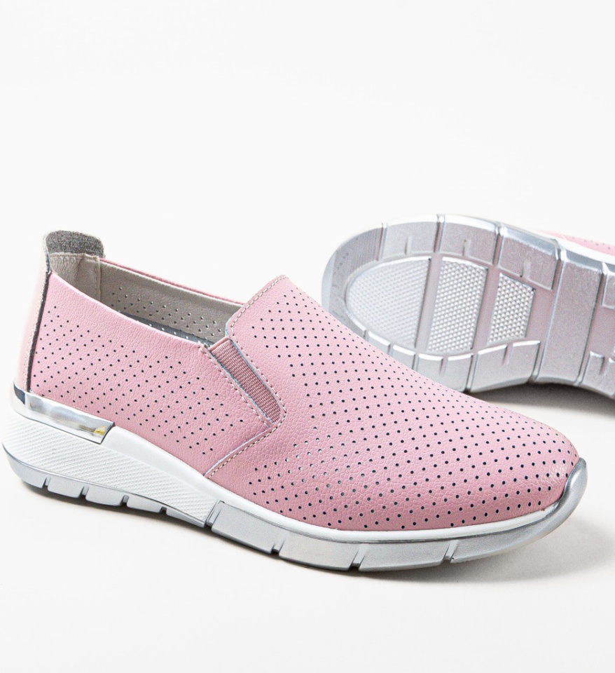 Pantofi Casual Pufine Roz - Img 12