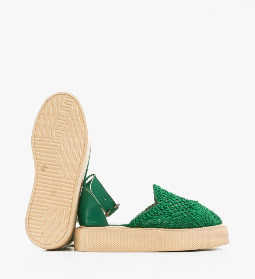 Pantofi Casual Rauros Verzi - Img 3