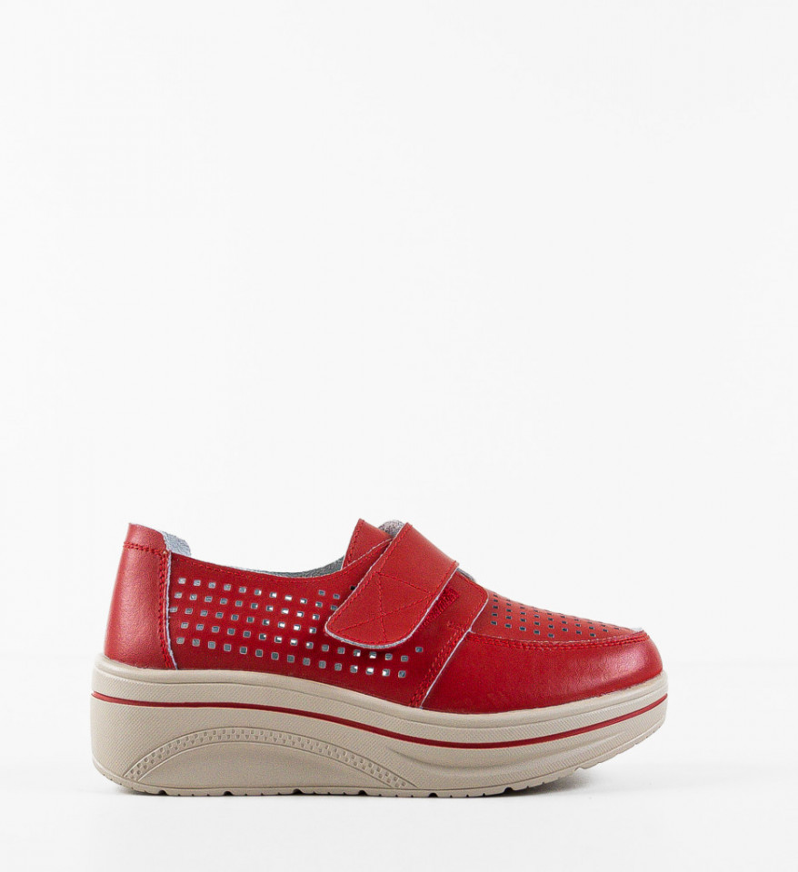 Pantofi Casual Rezolito Rosii - Img 2