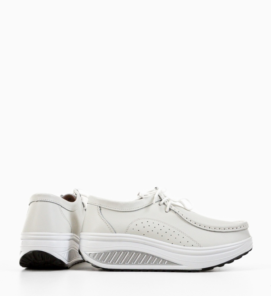 Pantofi Casual Roly Alb 2 - Img 2