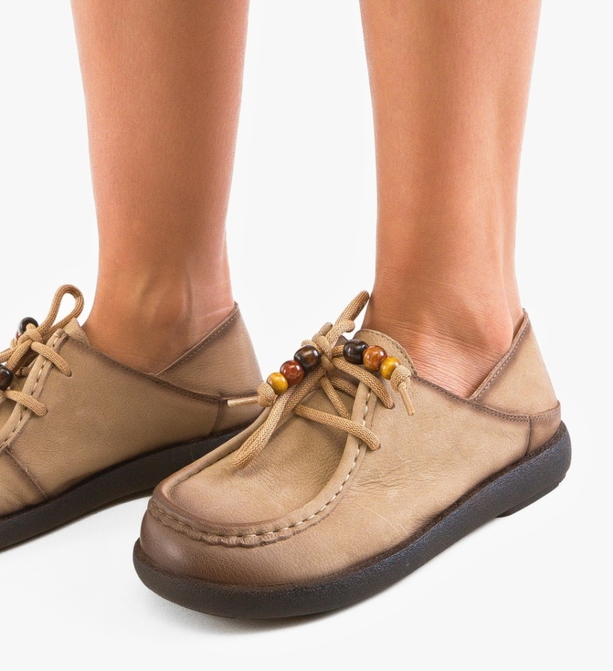 Pantofi Casual Salvor Khaki - Img 5