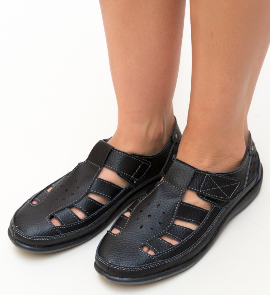 Pantofi Casual Saptes Negri - Img 11