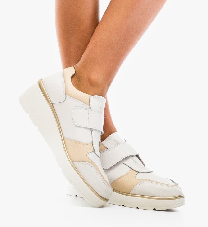Pantofi Casual Seldon Albi - Img 4