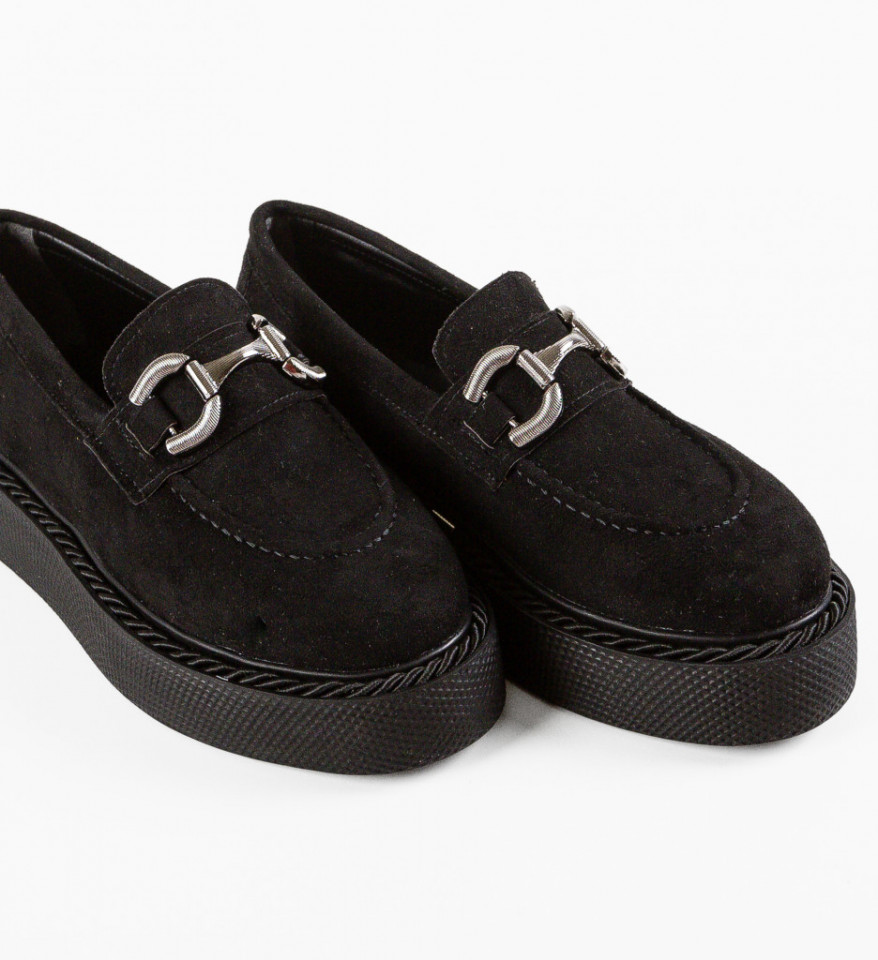 Pantofi Casual Selvie Negri - Img 2