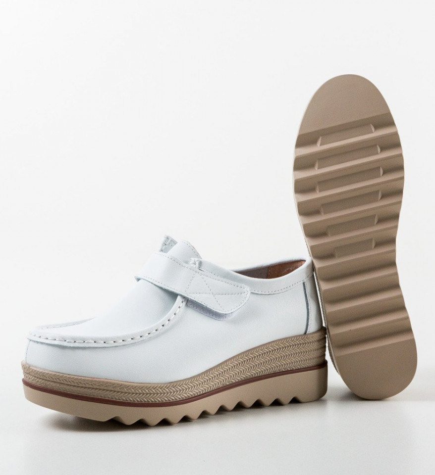 Pantofi Casual Straif Albi - Img 3