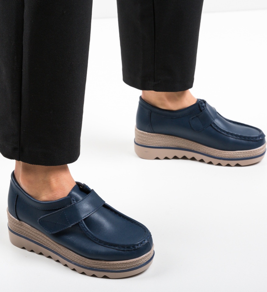 Pantofi Casual Straif Bleumarin - Img 7