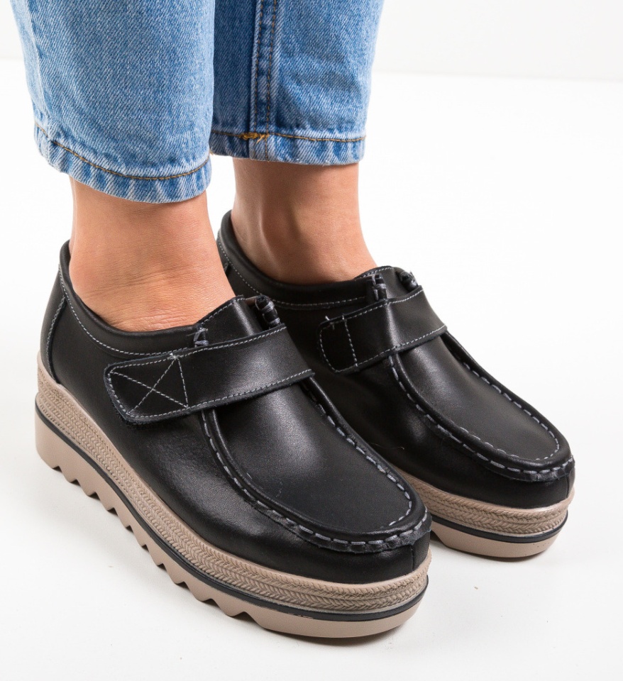 Pantofi Casual Straif Negri - Img 11