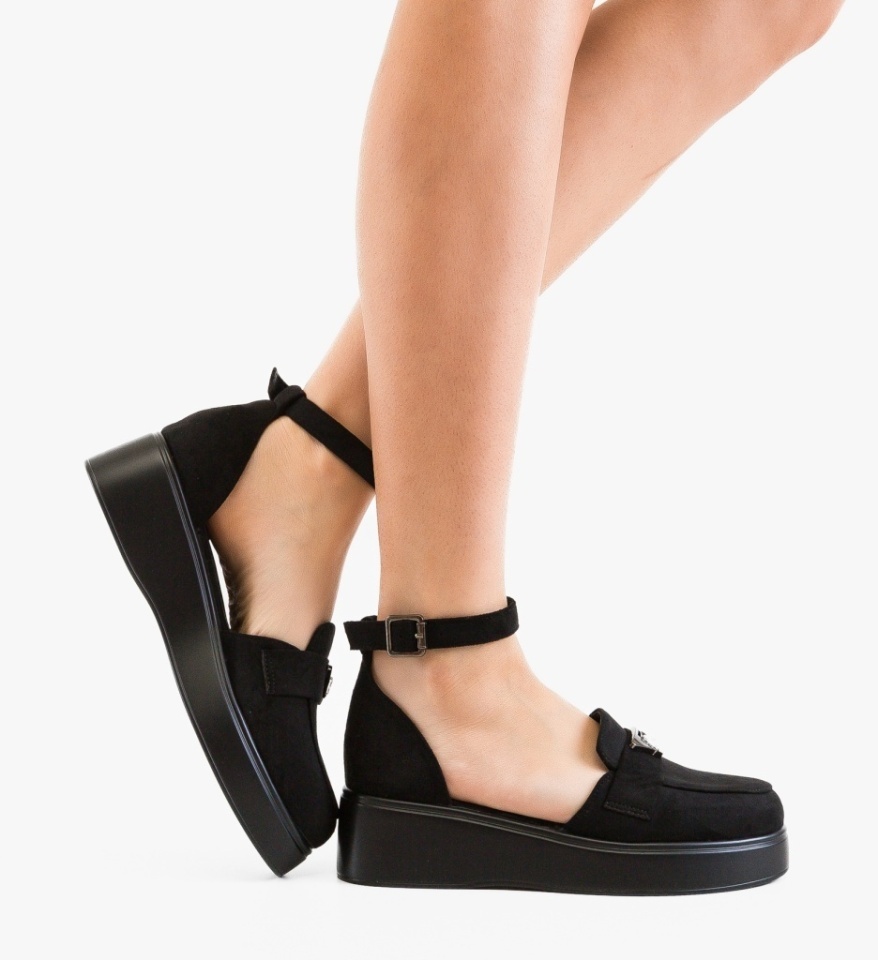 Pantofi casual Terfly Negri 2 - Img 2