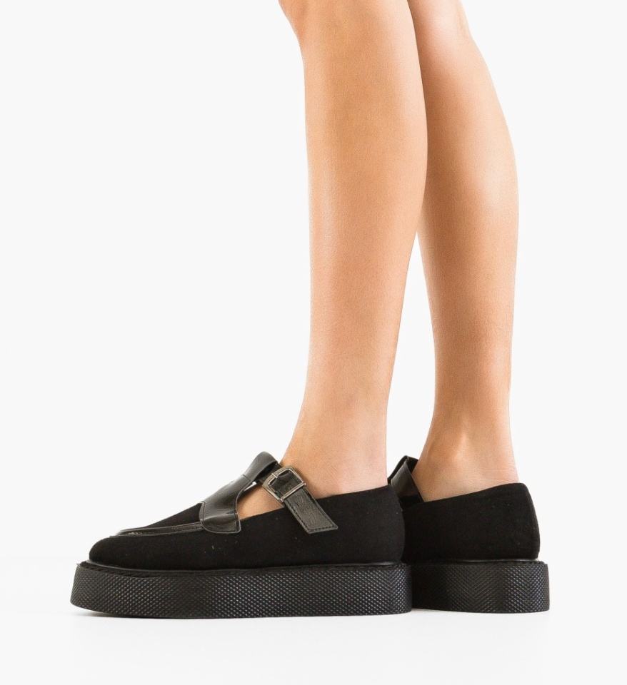 Pantofi Casual Teylar Negri - Img 6