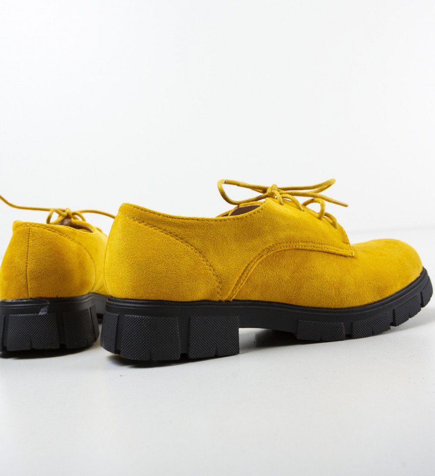 Pantofi Casual Tobi Galbeni - Img 3