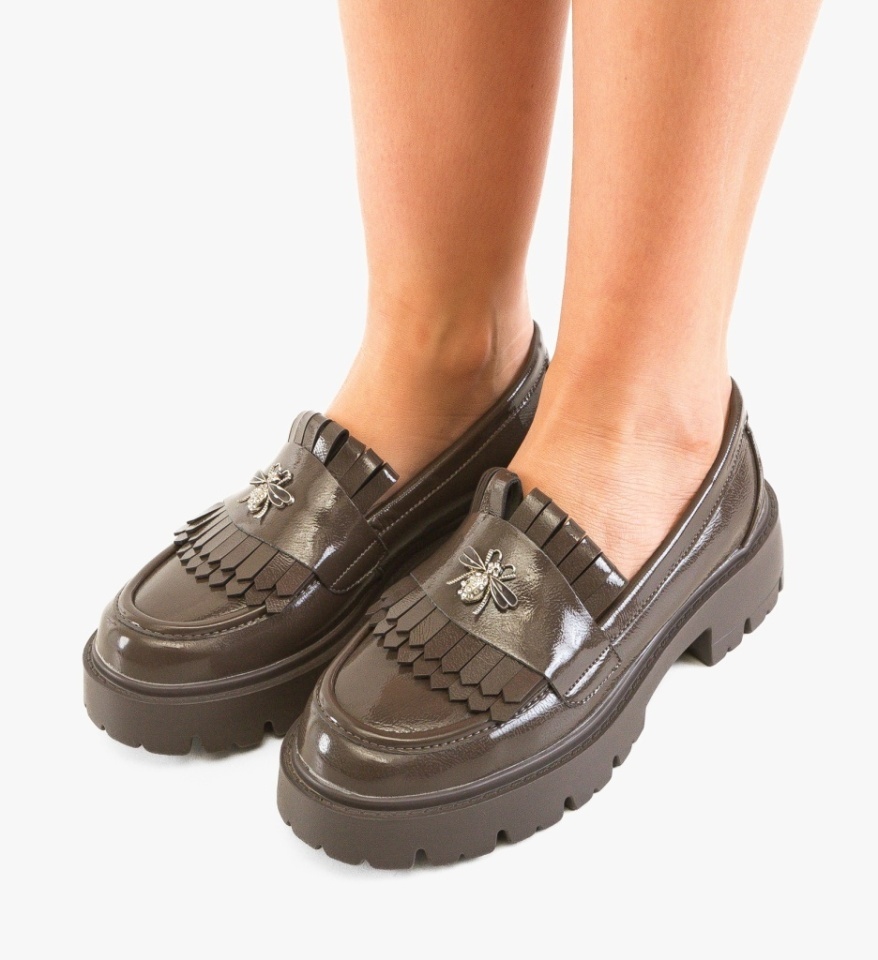Pantofi Casual Trevy Khaki - Img 4